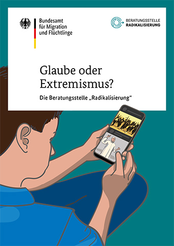 Titelbild der der Broschüre "Glaube oder Extremismus?"